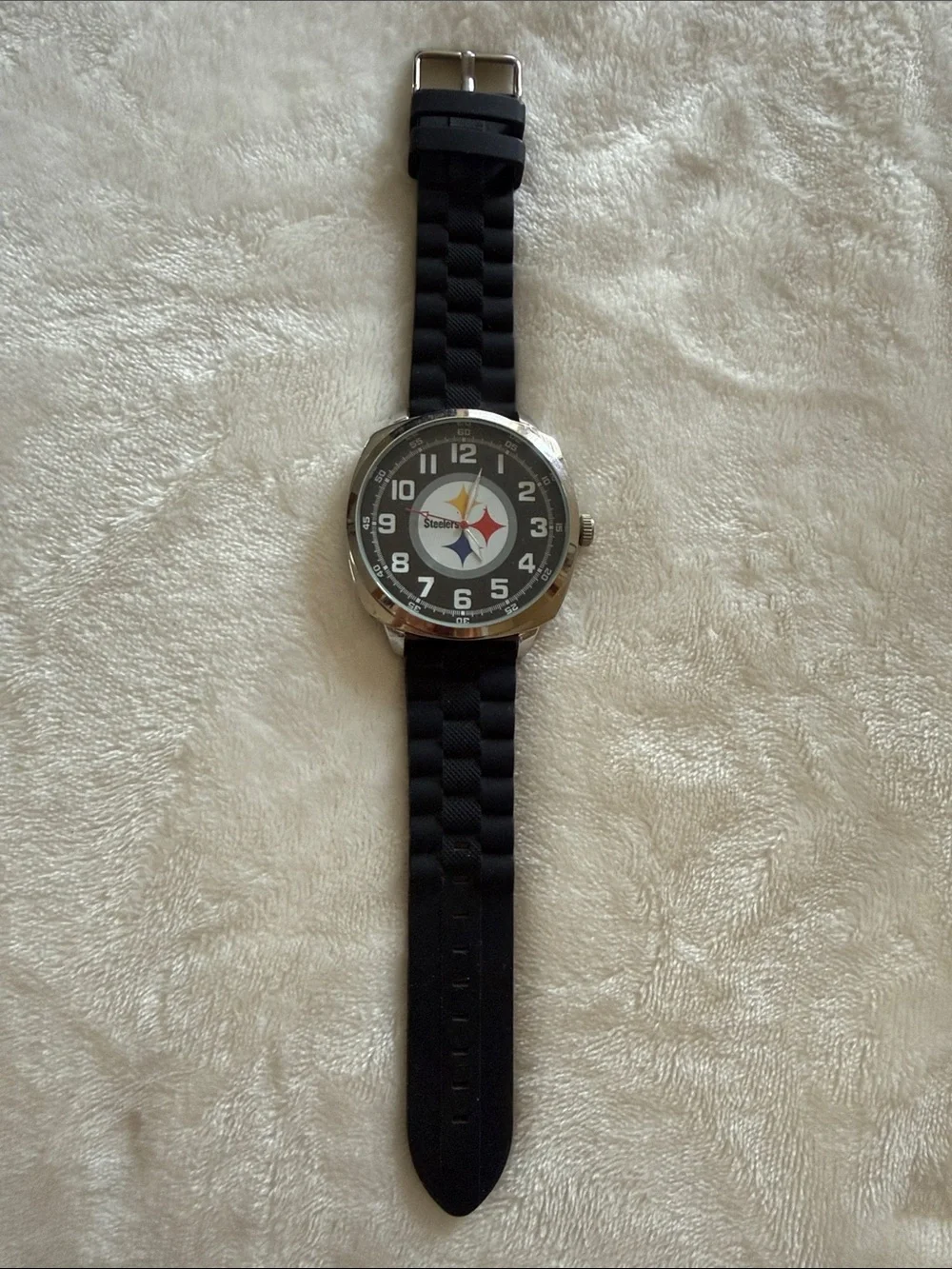 Pittsburgh Steelers Large Face Wristwatch